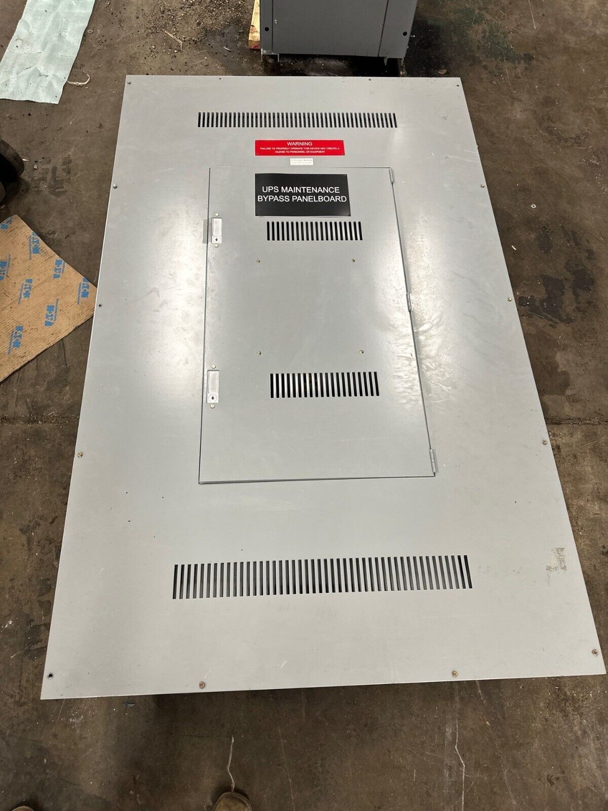 GE SCP Plus Panelboard 600A 480Y/277V 3PH 4W Indoor Encl SGHA36AT0600 MCB Panel P490 Used