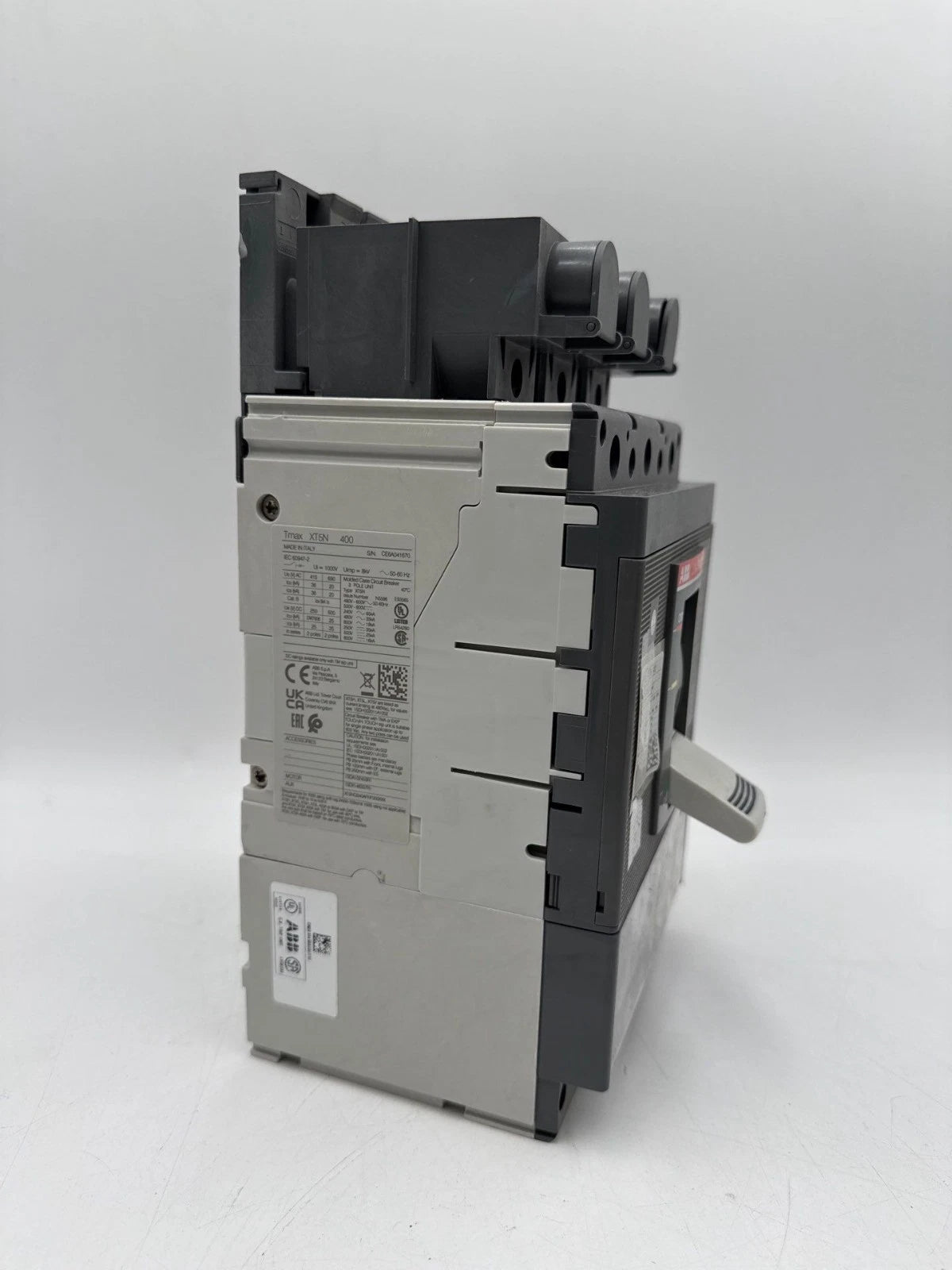 ABB XT5NQ340AFNF000XXX Circuit Breaker 400A 3P 600V Tmax XT5N 400 Amp Ekip LSI New