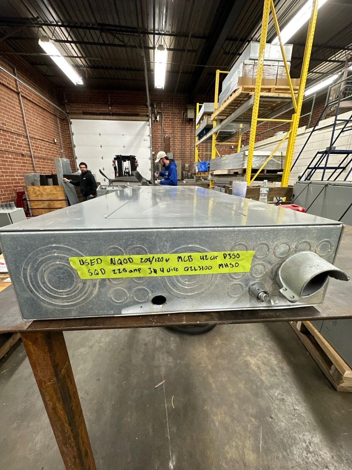 Square D NQOD442M225 Panelboard 225A 208/120V 3PH 4W MCB Panel 42Cir Indoor Encl P350 Used