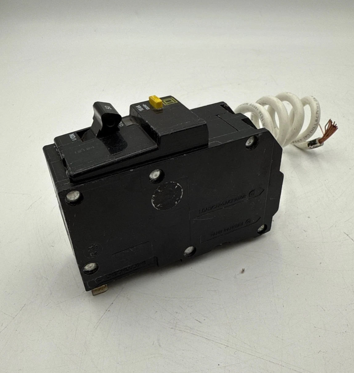 Square D QO250GFI Circuit Breaker 50A 2P 120/240V 1PH 10kA QO Plug On 50 Amp Used