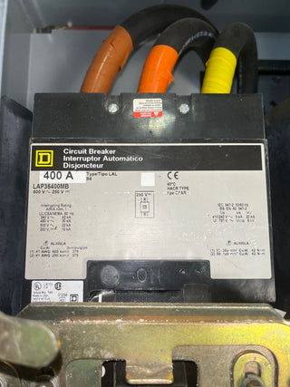 Square D Model 6 MCC Complete Section Size 5 400A LAP36400MB New