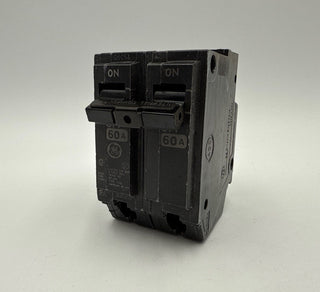 GE THQL2160 Plug On Circuit Breaker 60A 2P 120/240V THQL 60 Amp 2 Pole Used