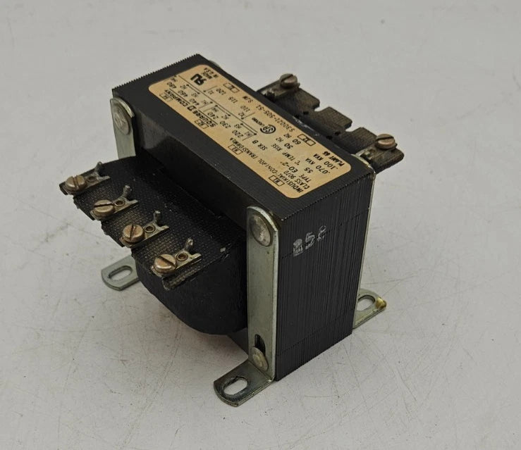 0.100kVA Square D S30021-505-51 Industrial Control Transformer CLASS 9070 480V Used