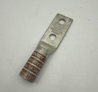 BURNDY YAZ342N Compression Crimp Lug 500KCMIL 2 Hole 299/20 Brown Die New