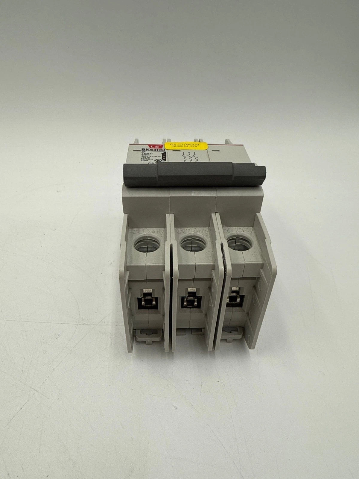 LS BK63HU Circuit Breaker 2A 3P 480/277V 1PH Type C 2 Amp 3 Pole Used