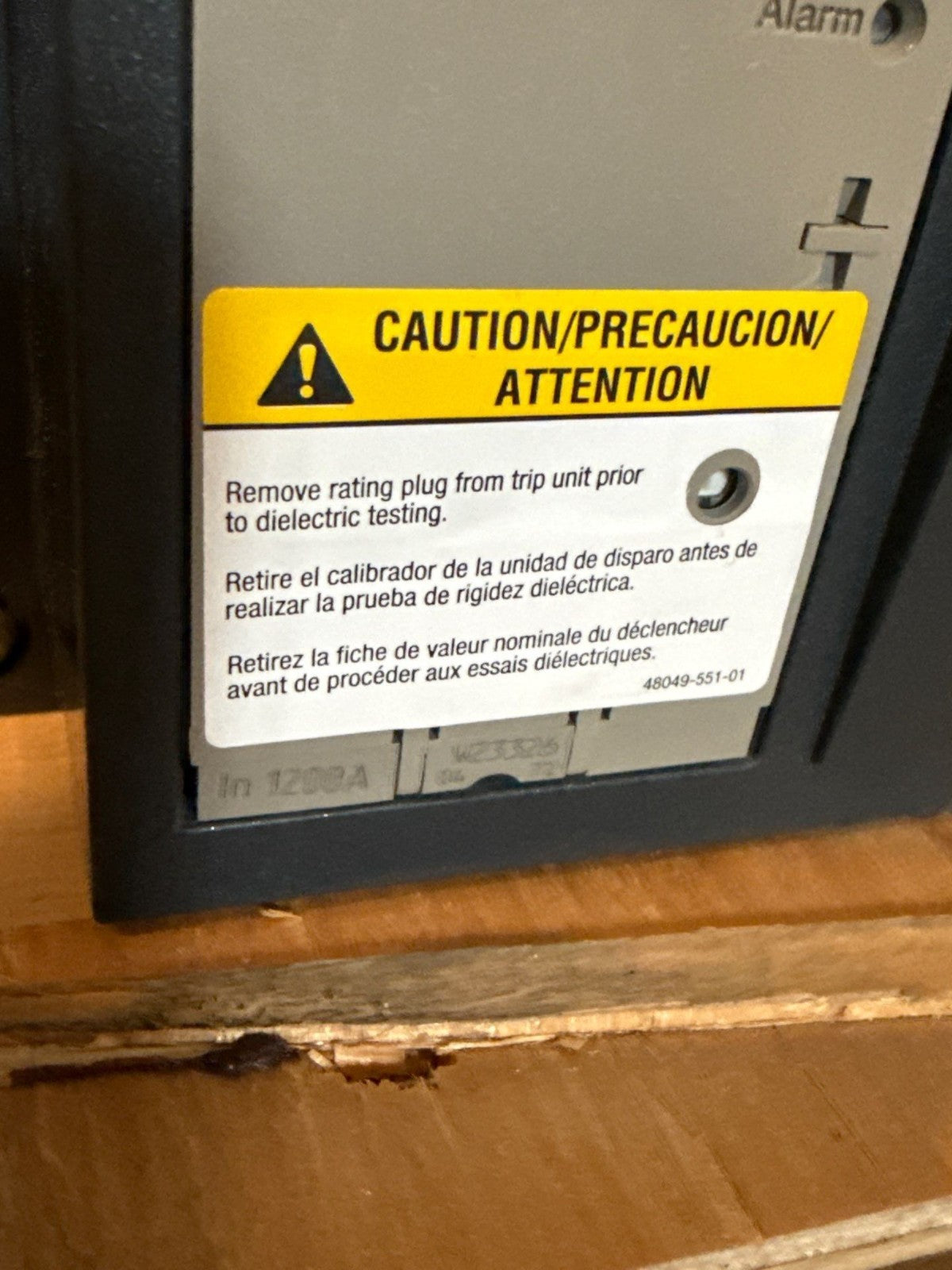 Square D NW16H1 Circuit Breaker 1200A 3P 635V MicroLogic 6.0A S164A-ERMS LSIG New