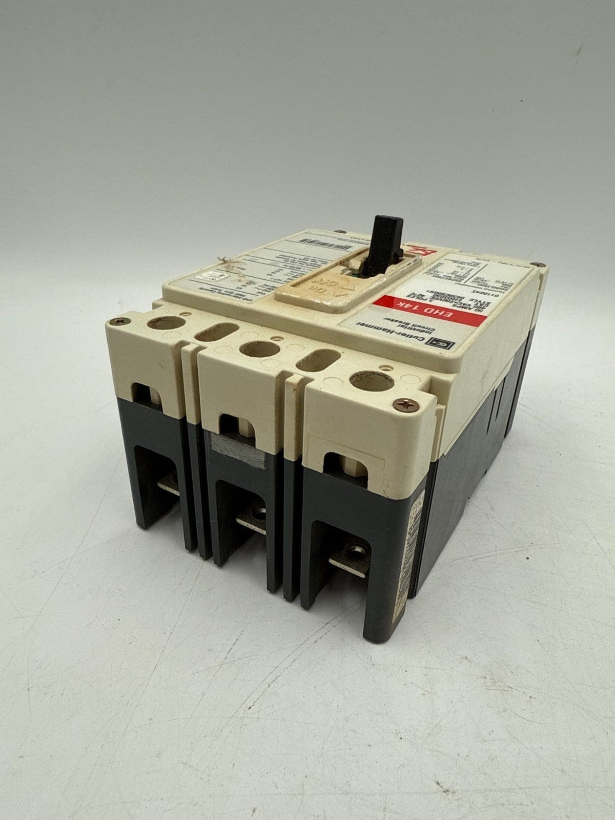 Cutler Hammer EHD3050 Circuit Breaker 50A 3P 480V 3PH EHD 14k 50 Amp 3 Pole Used