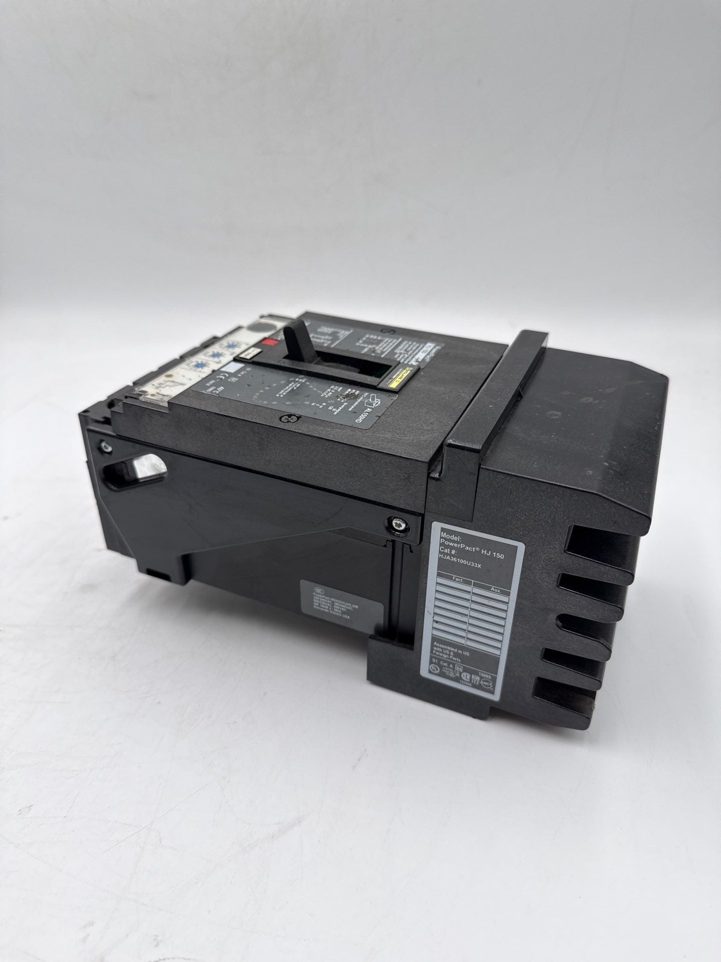 Square D HJA36100U33X I-Line Circuit Breaker 100A 3P 600V HJA Used