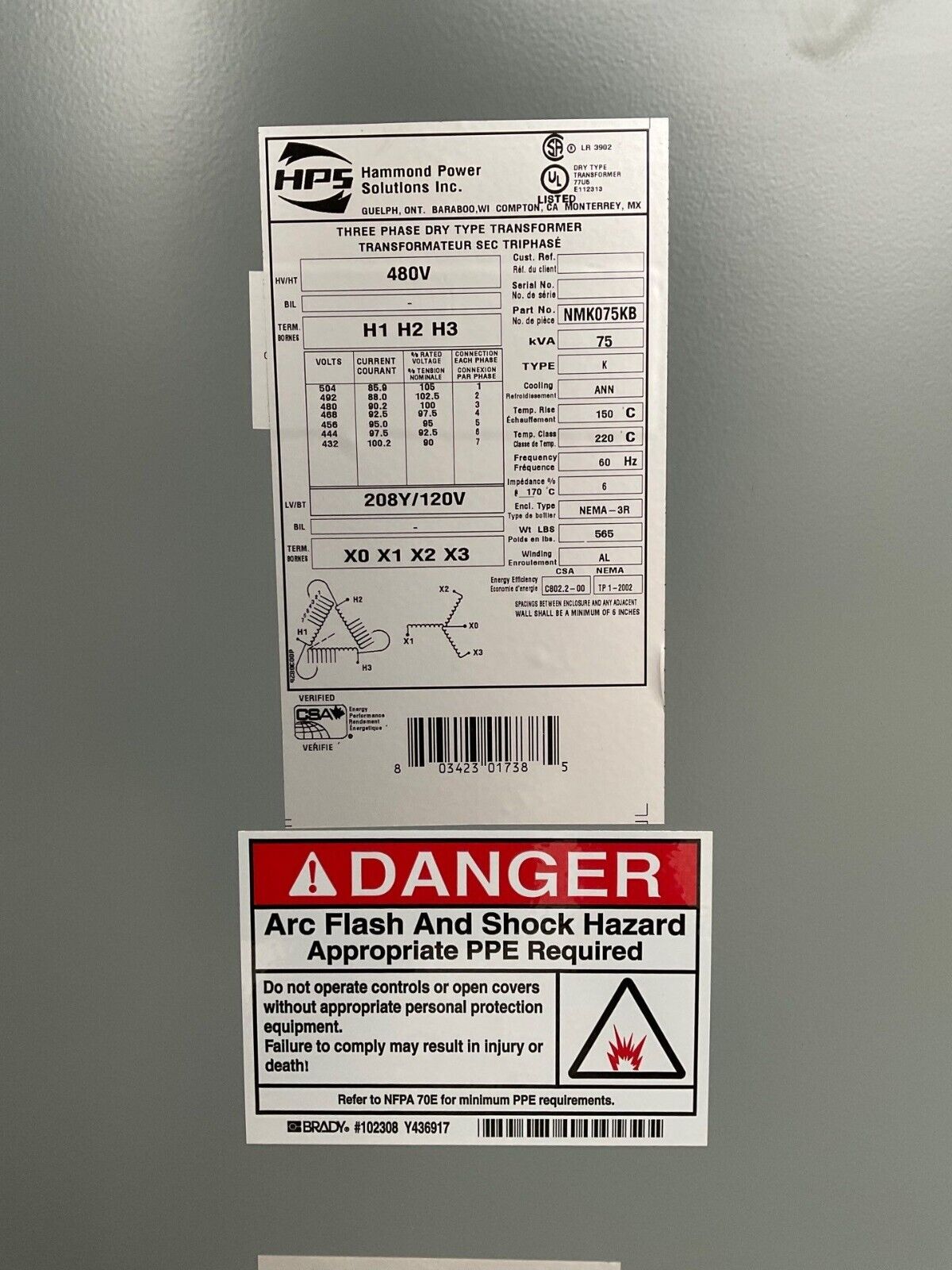 Hammond NMK075KB Used