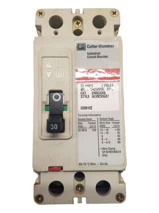 Cutler-Hammer EHD2030L Used