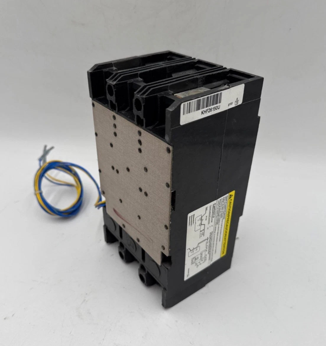 Square D KAL261501212 Circuit Breaker 150A 2P 600V KAL 150 Amp Aux Switch 11A Used