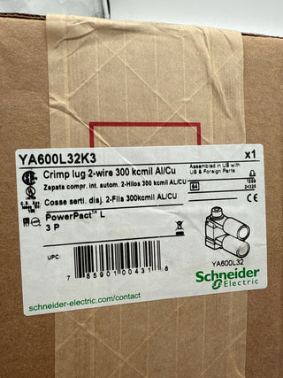 Square D YA600L32K3 Circuit Breaker Compression Lug Kit (6) 600A 3P POWERPACT L New