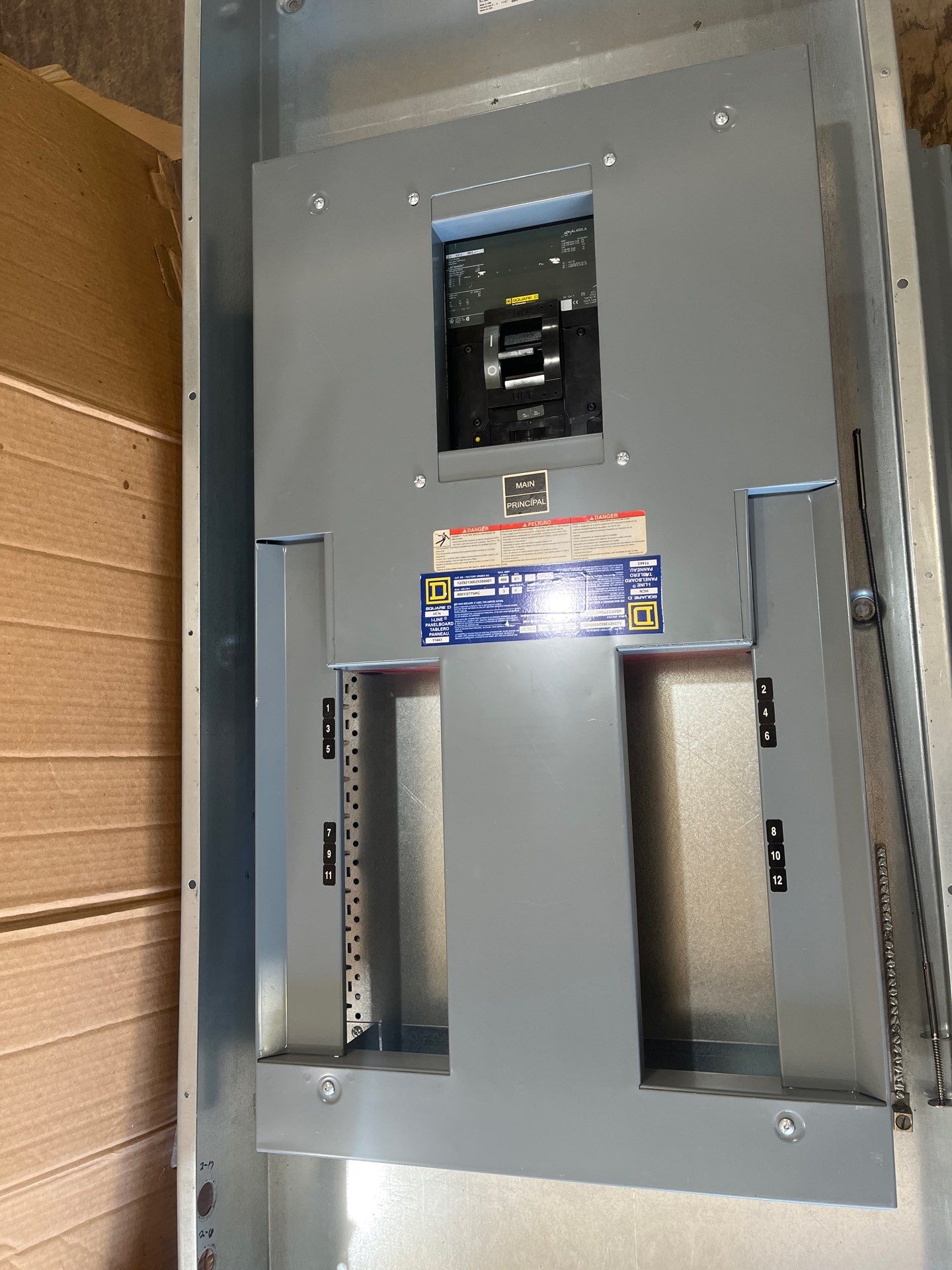 Square D HCN I-Line Panelboard 400A 480Y/277V 3PH Panel LAP36400MT MCB Used