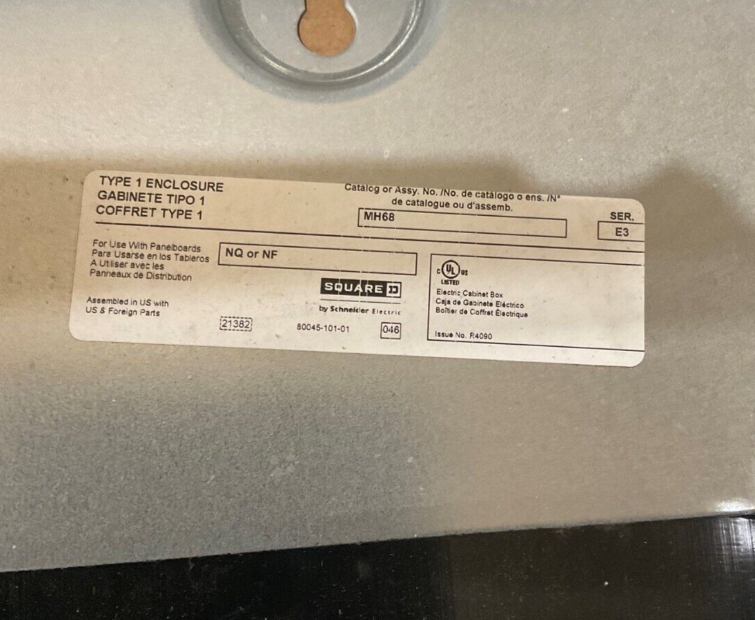 Square D NF Panelboard 400A 480/277V 3PH 4W Main LAP36400MB MCB Indoor Encl P670 New