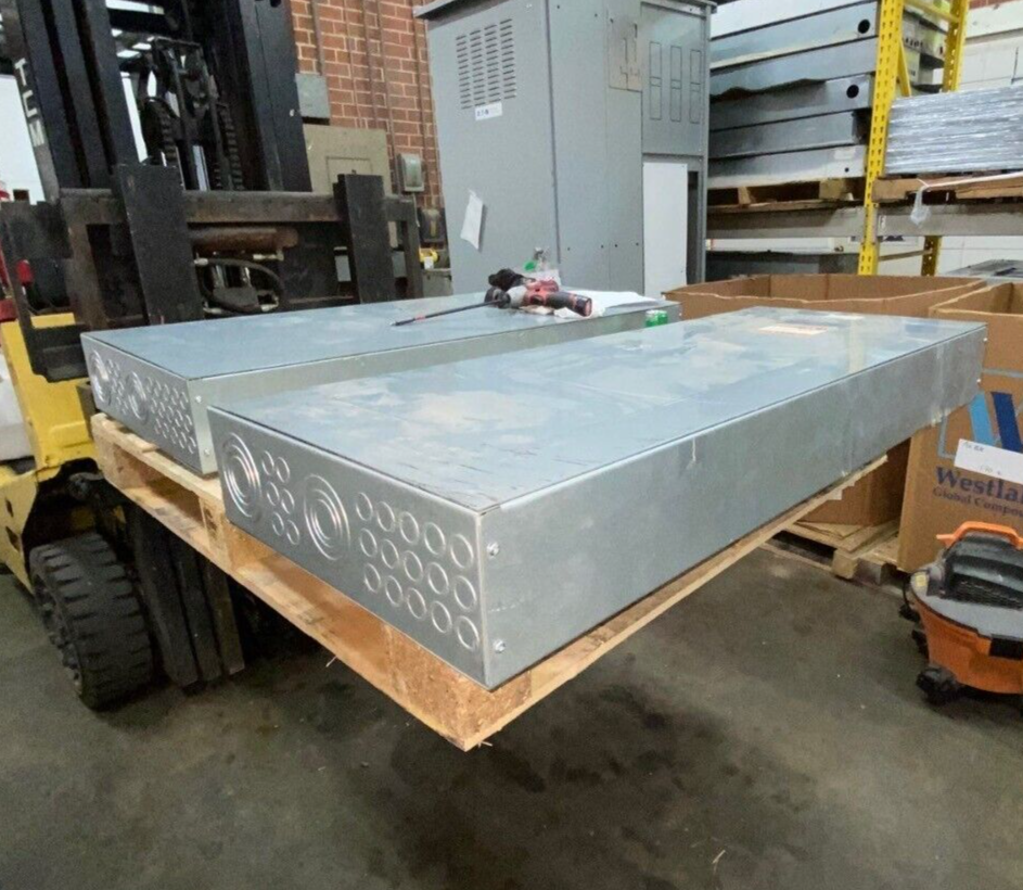 Square D NF Panelboard 100A 480V 3PH 3W 42 CIR Main Breaker HDP36100 MCB NEMA 1 P444 Used