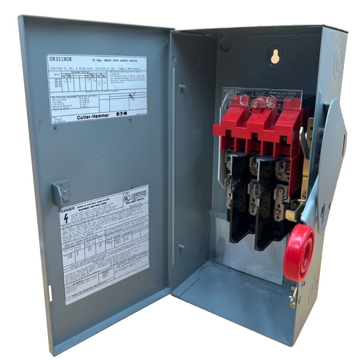 Cutler-Hammer DH321NGK Used