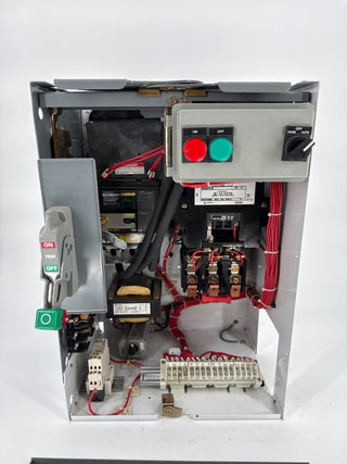 Square D Model 6 21" Combo MCC Bucket Size 4 Starter 250A Breaker Used
