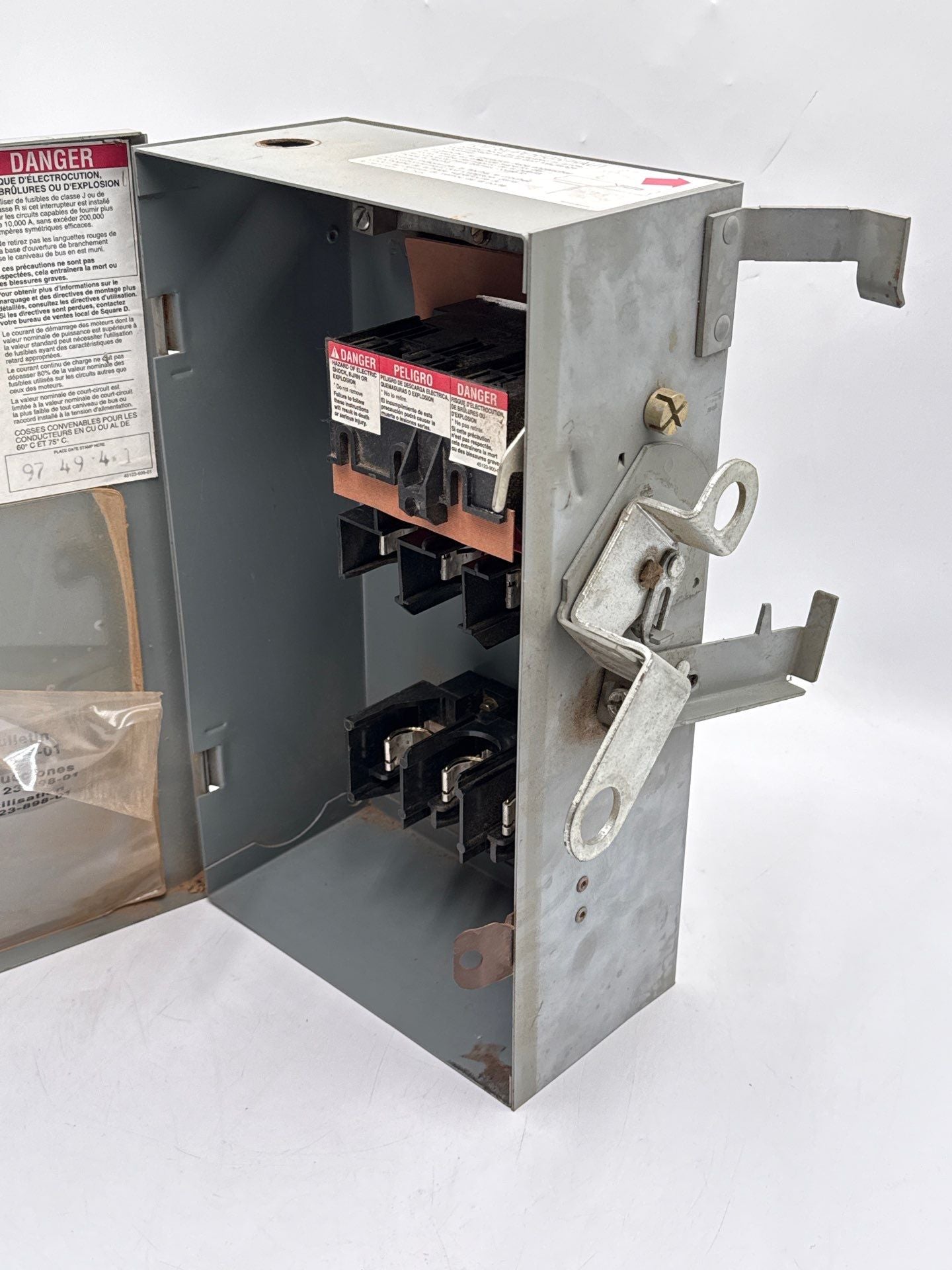 Square D PQ3603G Bus Plug 30A 600V 3PH 3W I-Line Busway Switch Unit 30 Amp Used