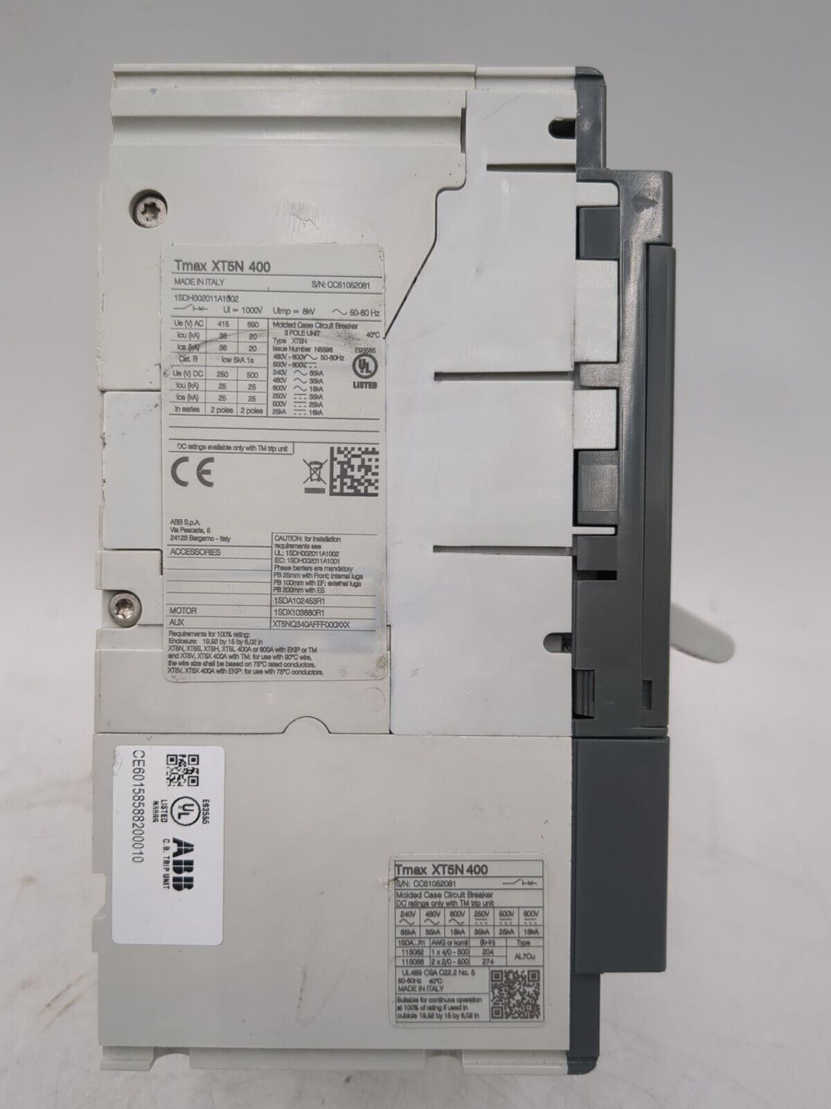 ABB XT5NQ340AFFF000XXX New