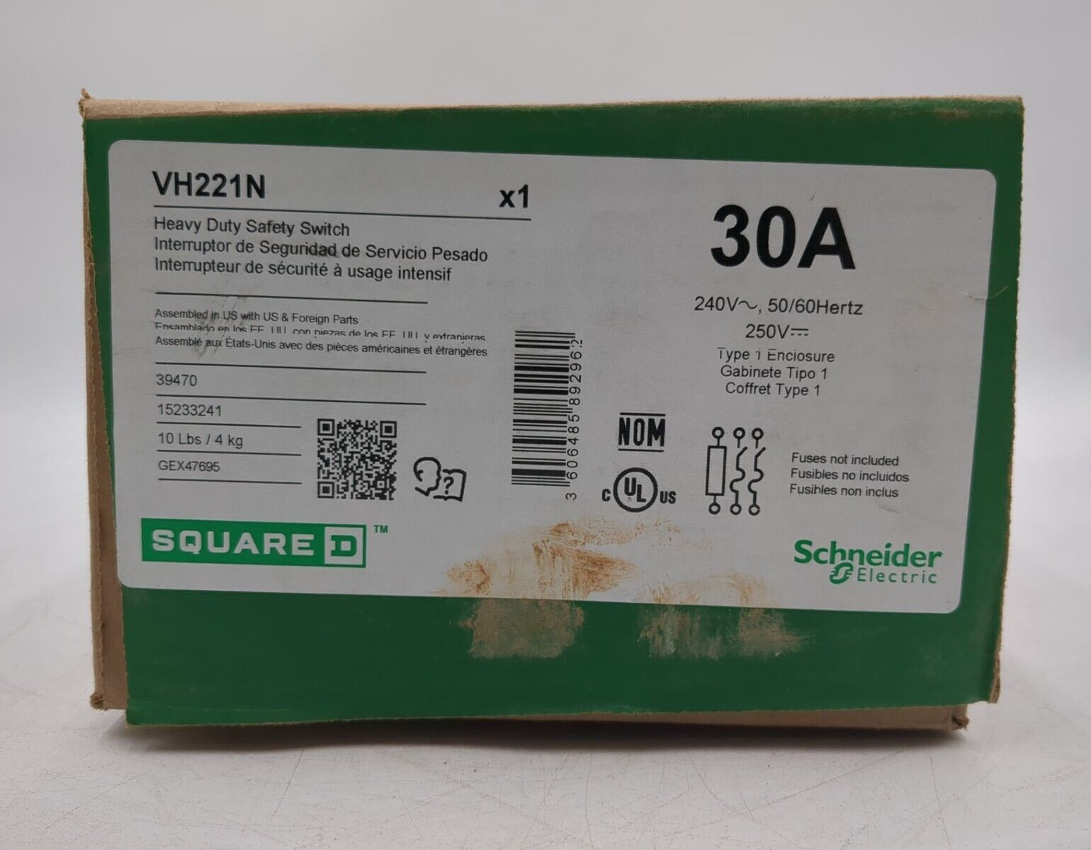 Square D VH221N New