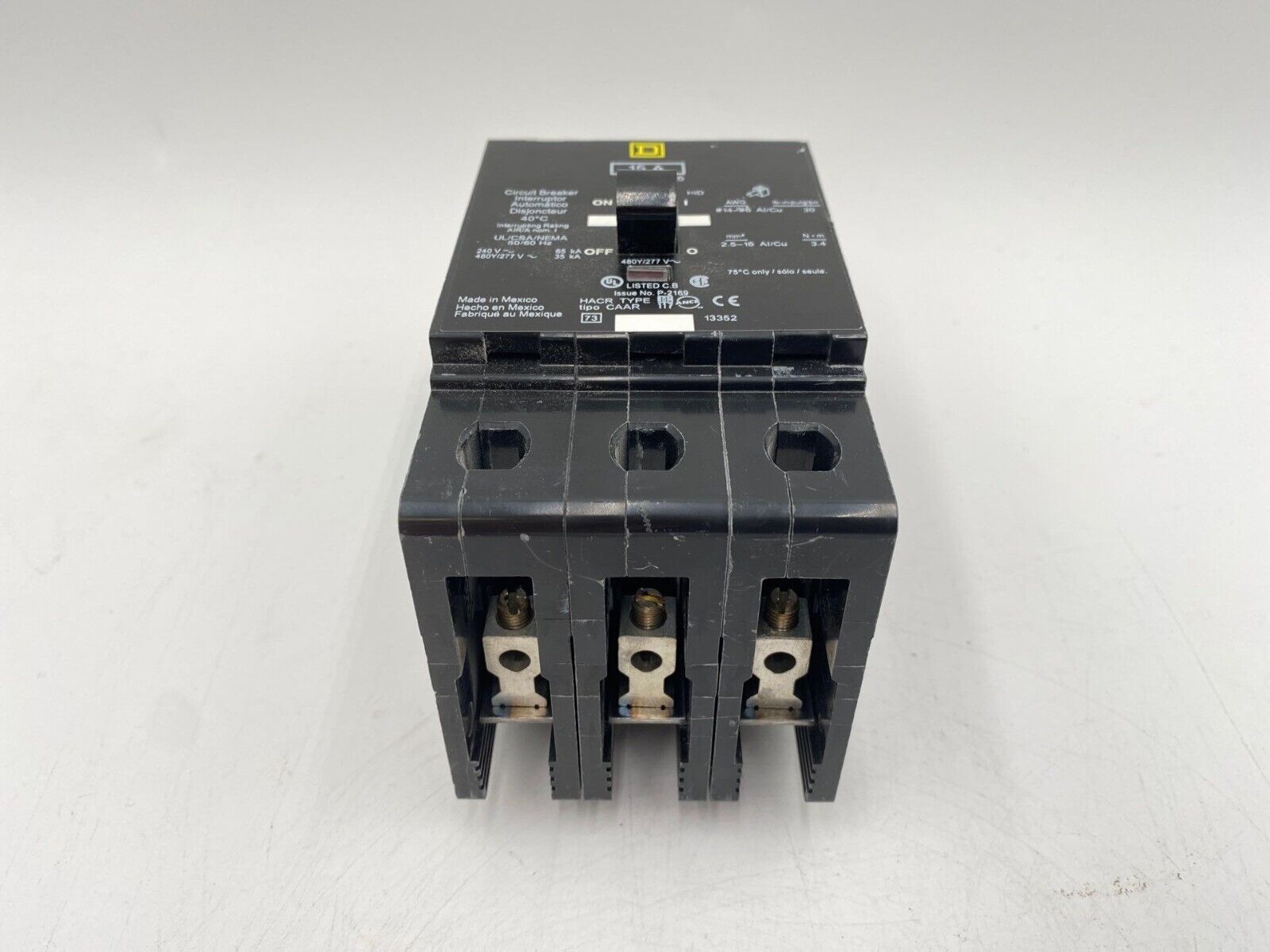 Square D EGB34015 Used