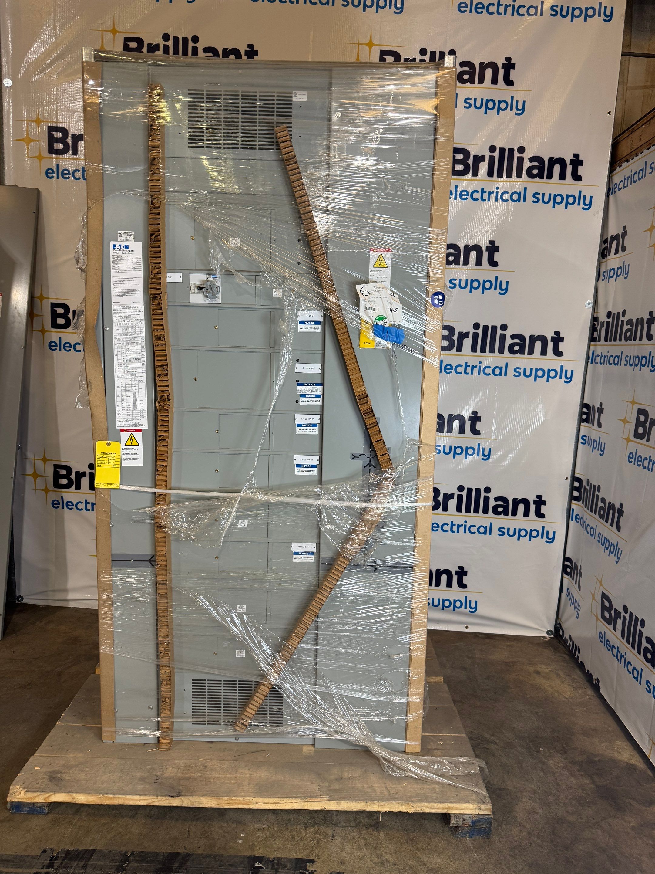 Eaton 3000A PRLX Switchboard 480/277V 3PH 4W 1600A Feeder 2 Distribution New