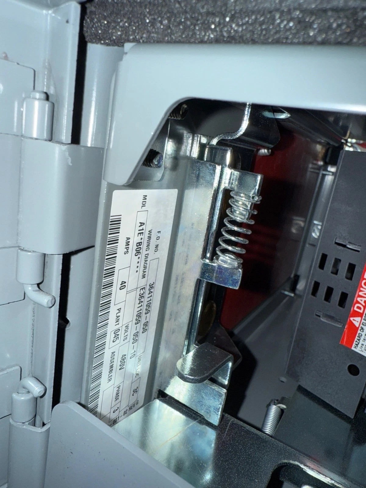 6" Square D Model 6 40A MCC Feeder Bucket 40 Amp HJL36040 Breaker HJL New