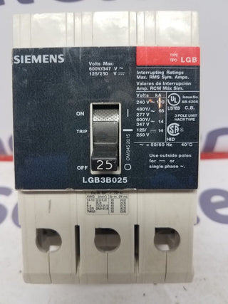 Siemens LGB3B025 Used