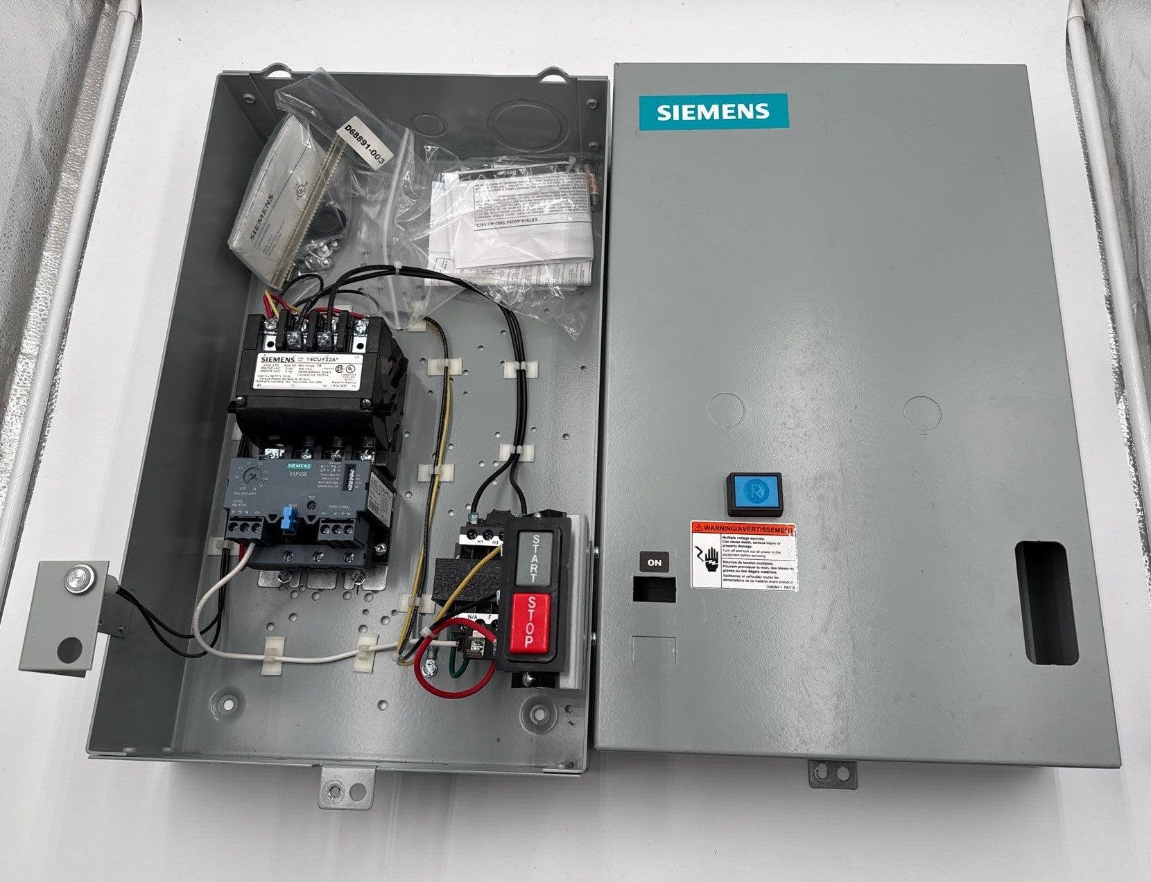 Siemens 14CUB32BF Heavy Duty Motor Starter 2HP Max 120V Coil 0.75-3.4A New