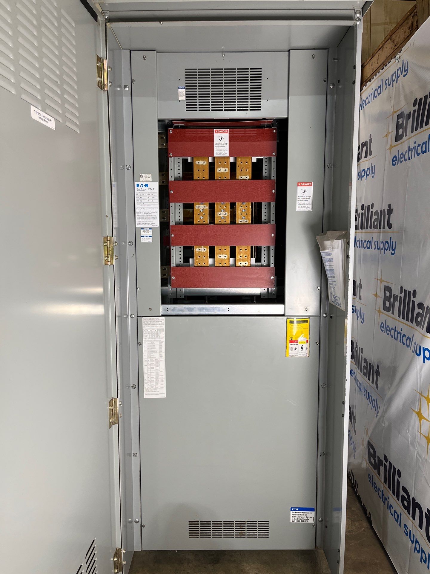 Eaton PRLC Switchboard 1600A 208/120V 3PH 4W 3R Encl MCB RGH316036E LSIG Used