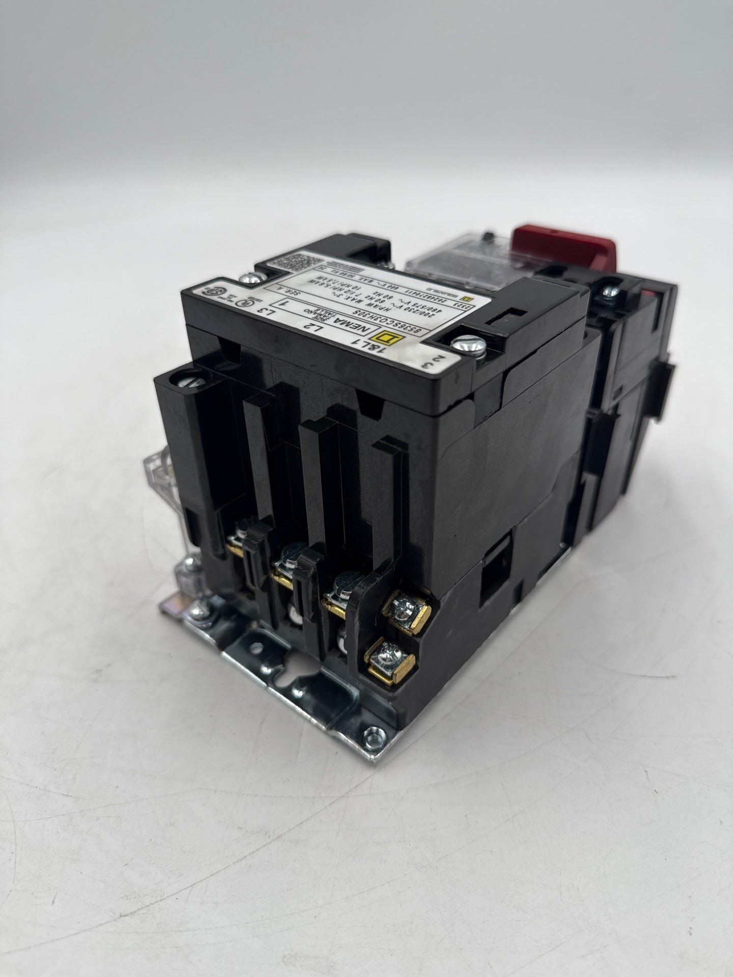 Square D 8536SCO3H30S Starter Size 1 Coil 110/120V Overload 9065SF120 9-27Amp Used