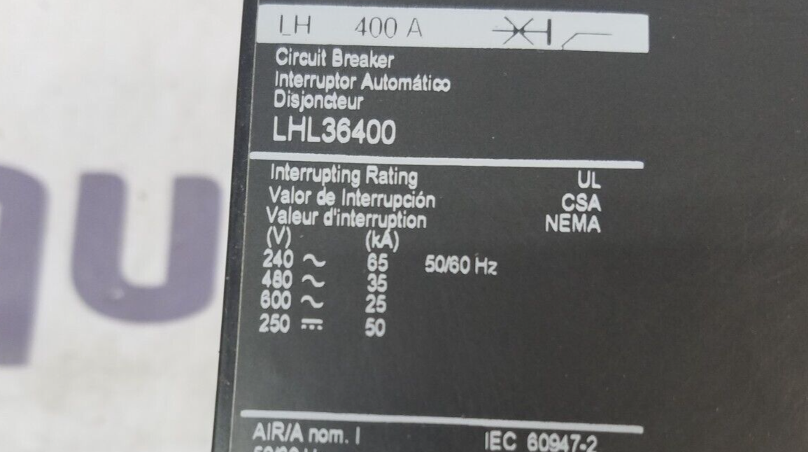 Square D LHL36400 Used