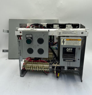 Siemens Model 90 12" 50A Combo MCC Bucket Size 2 3TF46 Starter ED63A050 Used