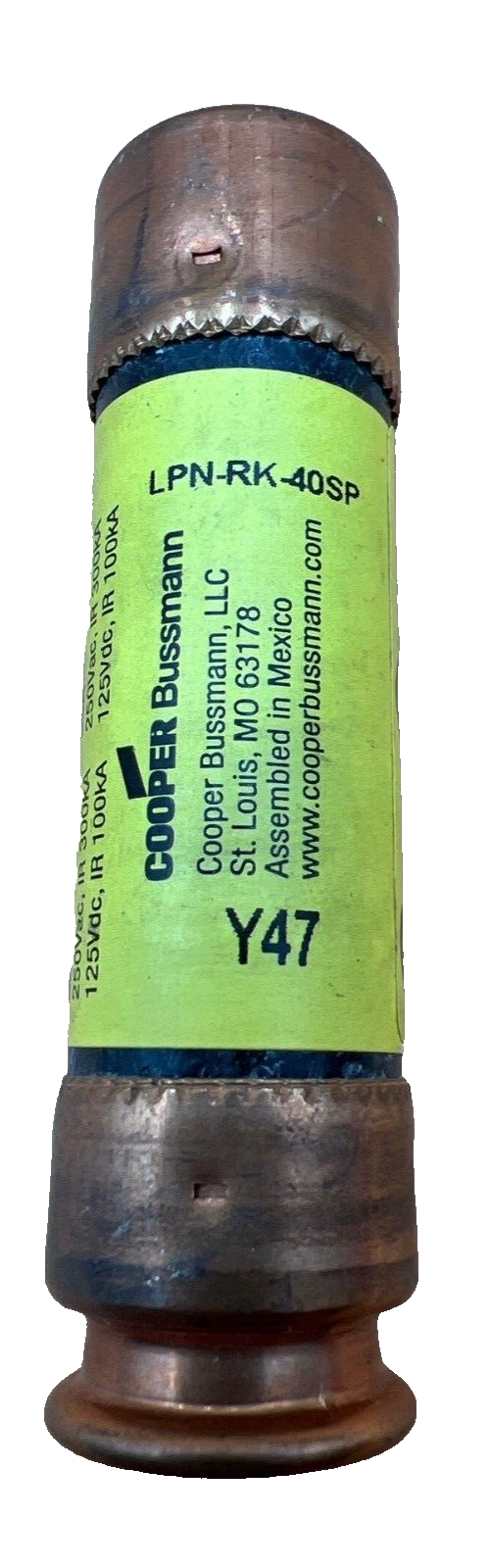 Bussmann LPN-RK-40SP Used