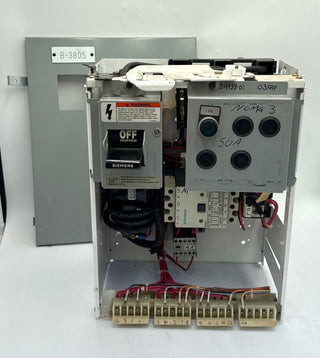 Siemens Model 95 18" 50A MCC Combo Bucket Size 3 3TF48 Starter ED63A050