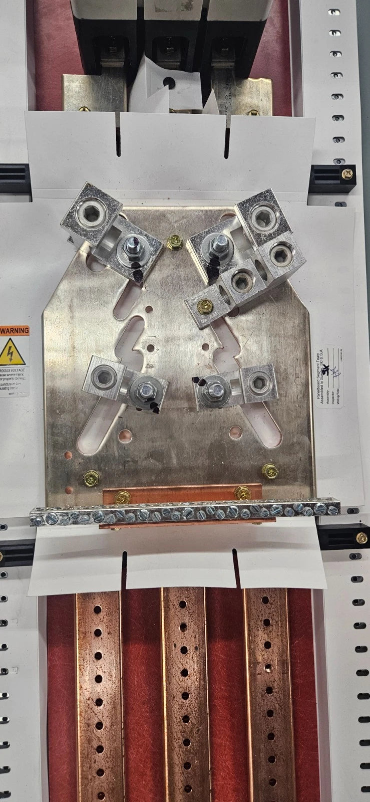 Eaton PRL3X Panelboard 400A 480/277V 3PH 3R Encl MCB Panel KD3400 Subfeed 350A Used