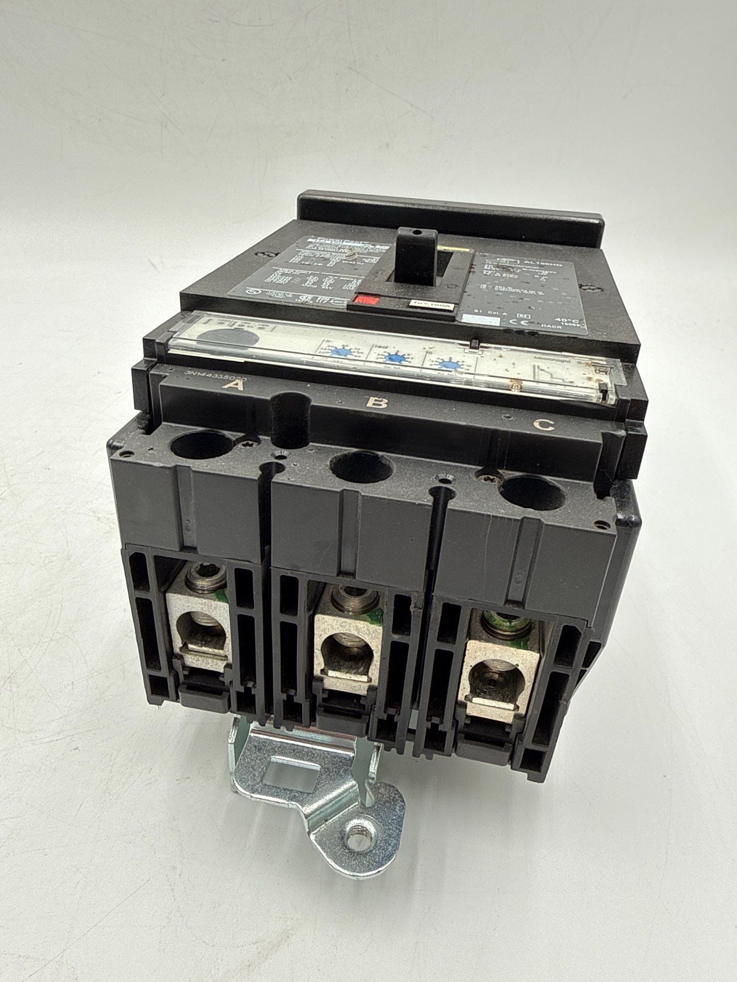 Square D HJA36100U33X I-Line Circuit Breaker 100A 3P 600V HJA Used