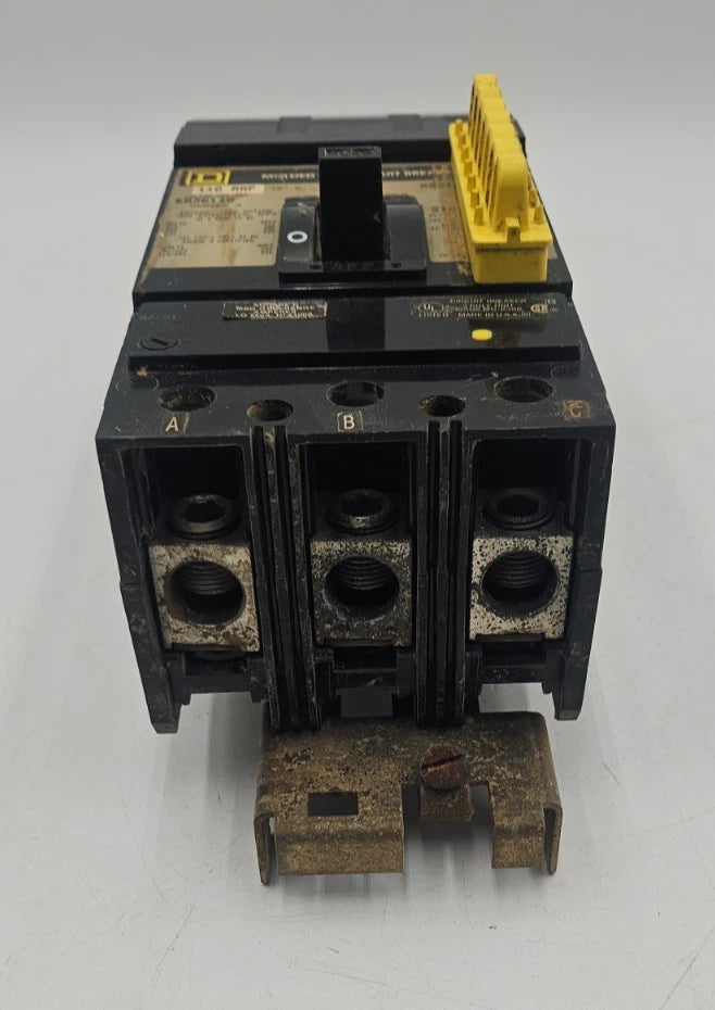 Square D KA36110 3 Pole 110 Amp 600v I-Line Circuit Breaker 110A 3P KA USED Used