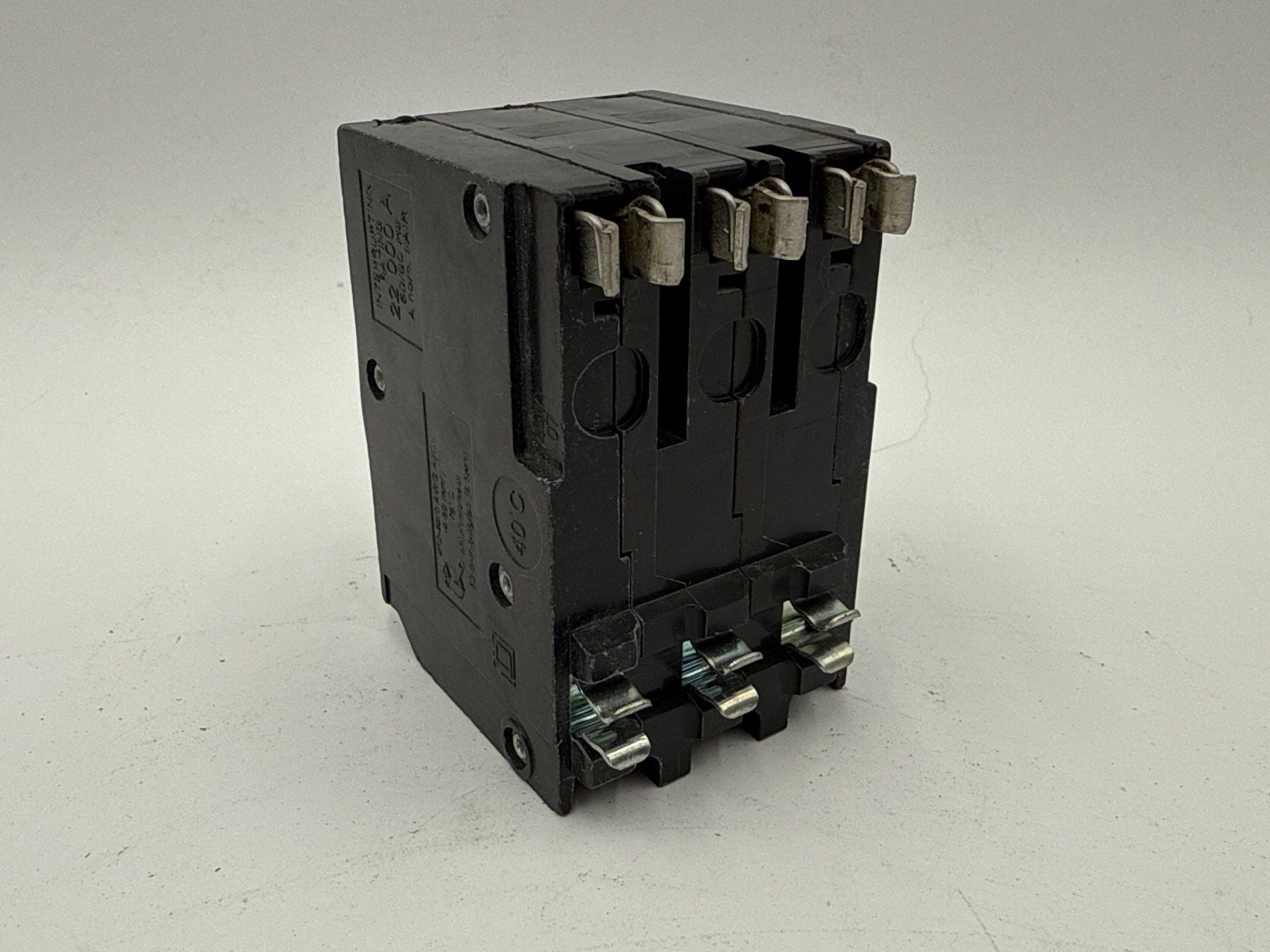 Square D QO3100VH Plug On Circuit Breaker 100A 3P 240V QO 100 Amp 22kA Used