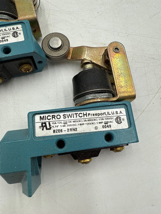 Honeywell BZE6-2RN2 Microswitch Limit Switch Adjustable Roller Lever Used