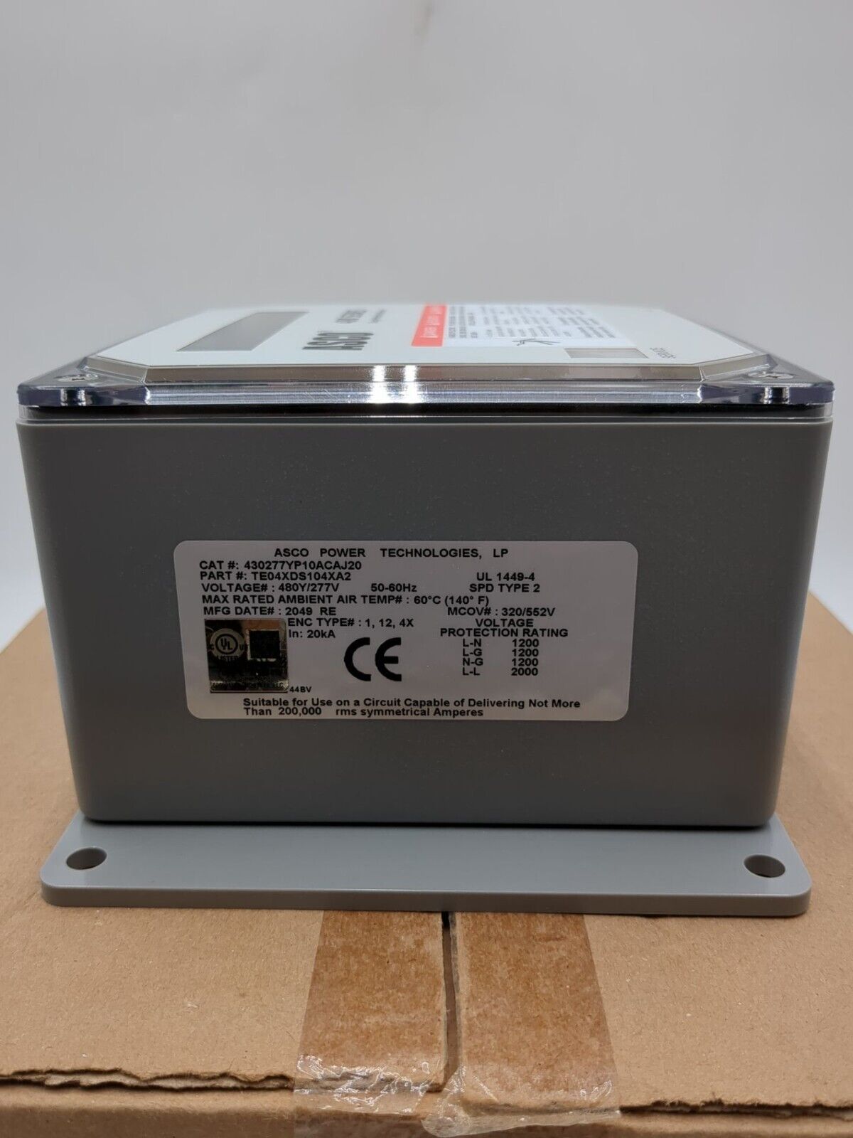 ASCO 430277YP10ACAJ20 New