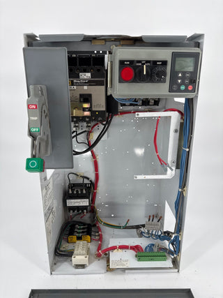 Square D Model 6 24" MCC Bucket 10HP 3PH 480V VFD FAP3603015M Breaker Used