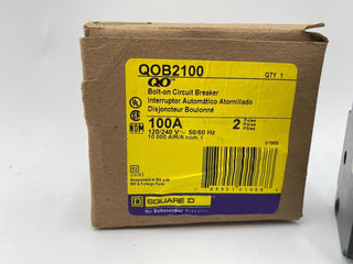 Square D QOB2100 New