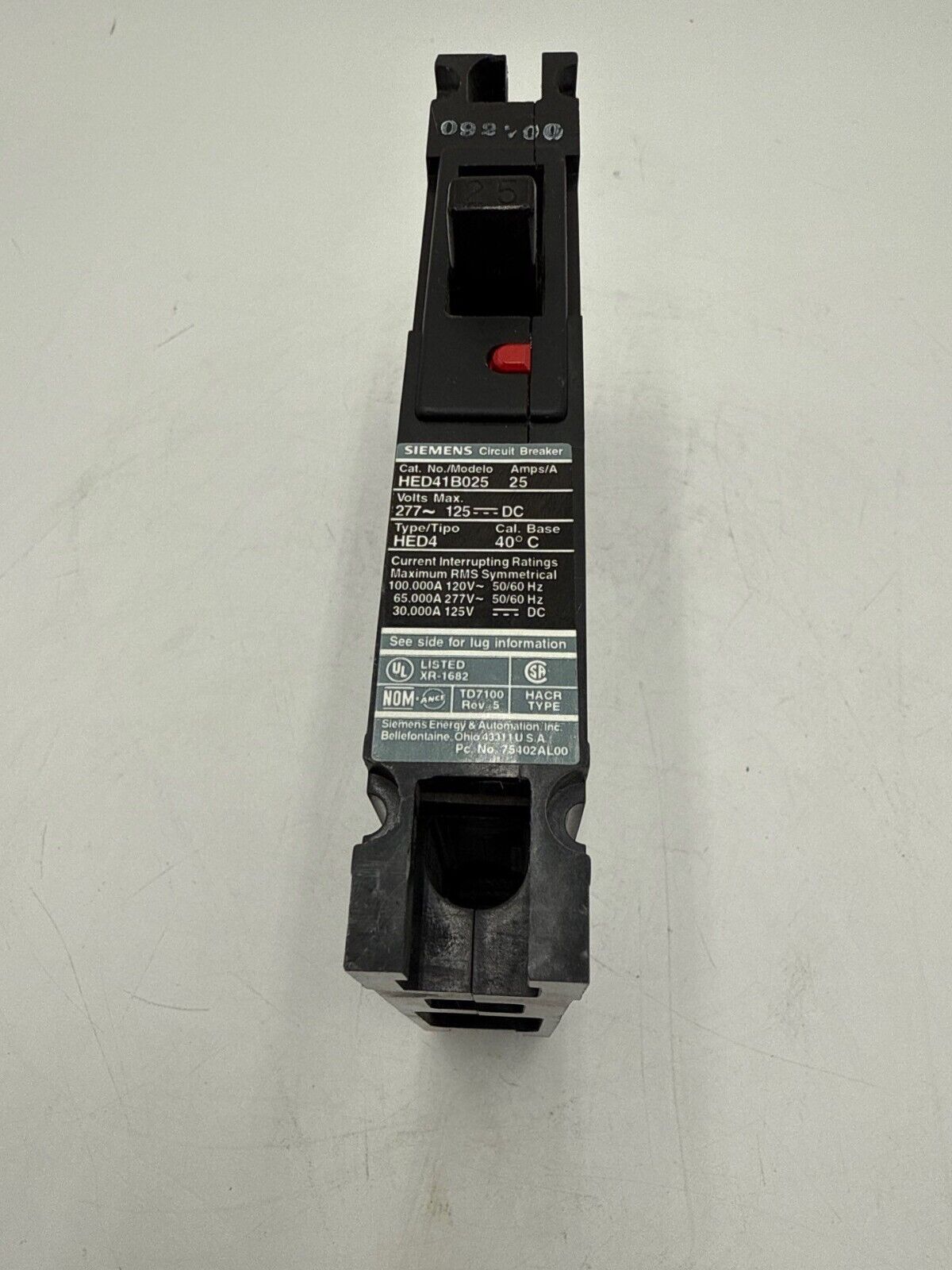 Siemens HED41B025 Used