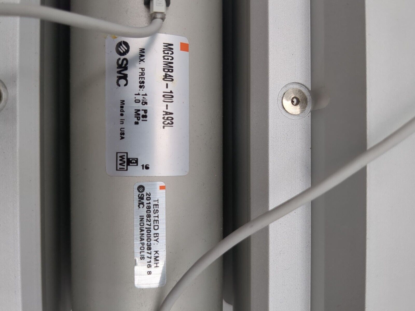 SMC MGGMB40-100-A93L Used