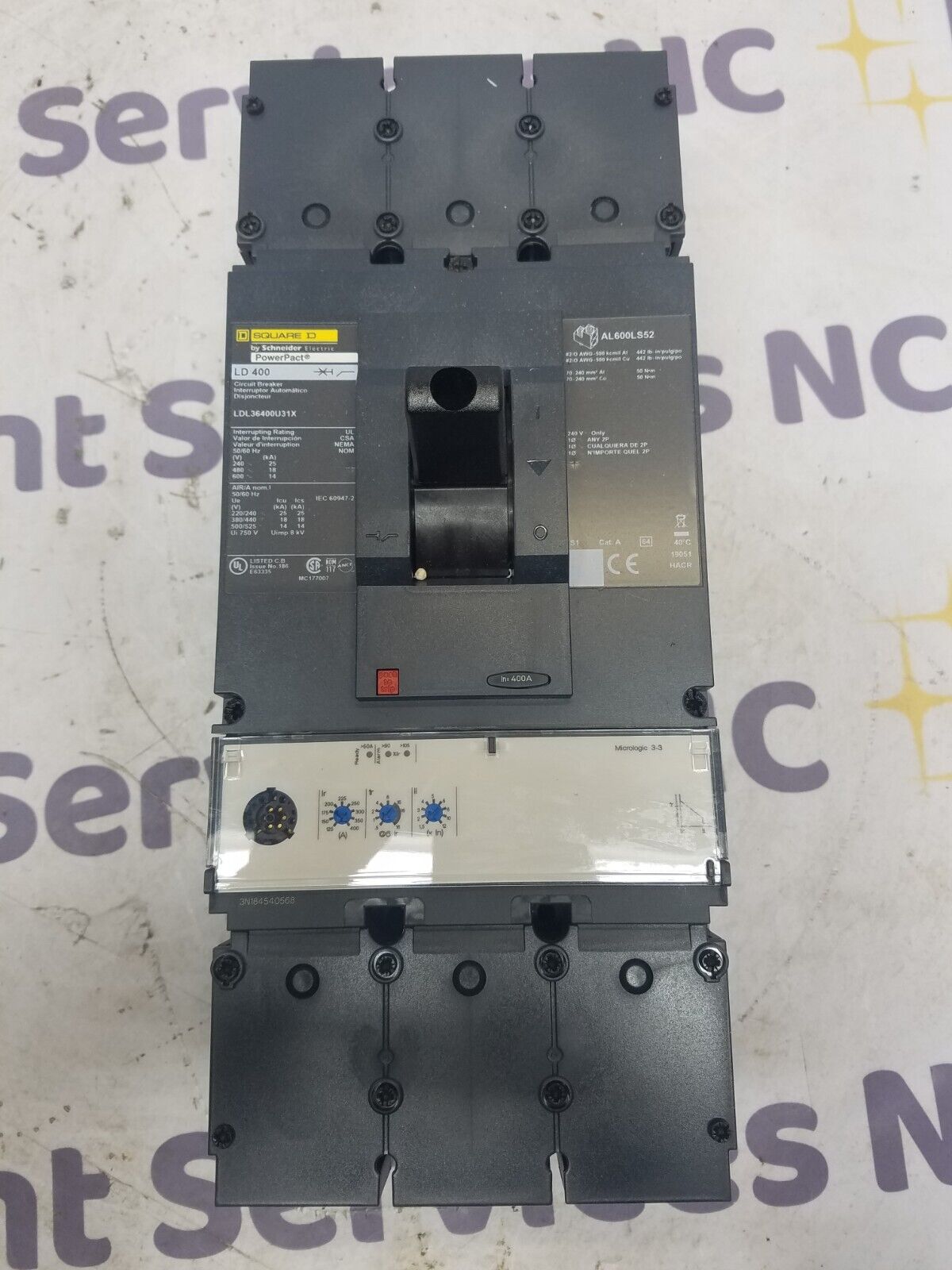 Square D LDL36400U31X New