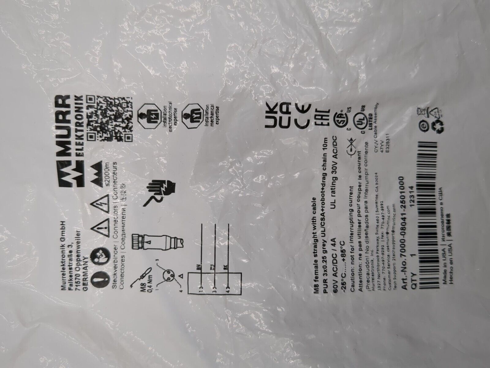 Murr 7000-08041-2501000 New