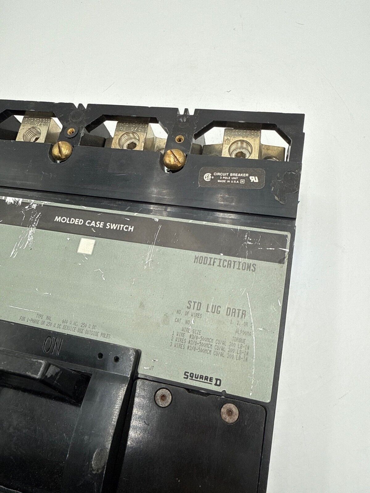 Square D MAL360008 Used