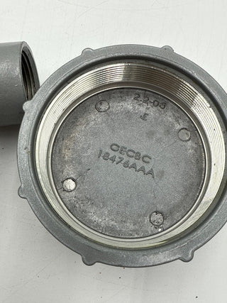 Killark GECTT-3 Conduit OUtlet Body 1” Hubs Tee Junction Box New
