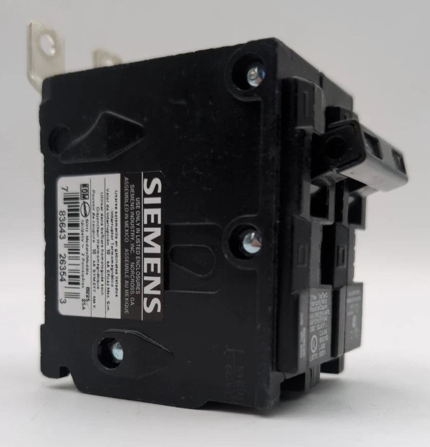 Siemens B225 Circuit Breaker 25A 240V 2P Type BL Bolt On 25 Amp 2 Pole BL225 New New